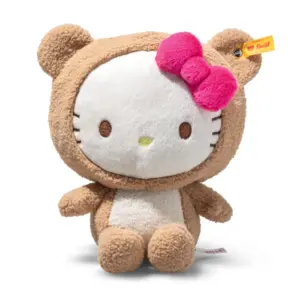 Steiff 024771 Hello Kitty in Teddy Bear Costume Soft Plush Toy