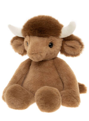 Charlie Bears Bear and Me Henry Highland Cow Oatmeal Brown Medium Plush Toy