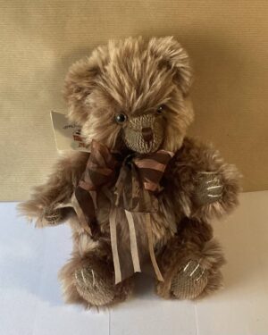 Canterbury Bears Pebbles 25cm Traditional Jointed Brown Mohair Bear