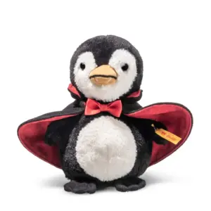 Steiff 057199 Nibble The Vampire Penguin Cuddly Plush Soft Toy