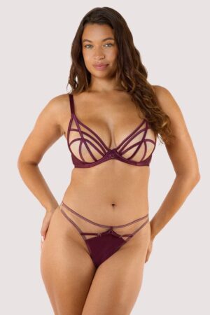 Ramona Wine Thong | UK 18 | Playful Promises