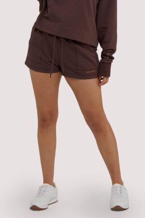 Brown Tie Waist Shorts | UK 16 | Wolf & Whistle