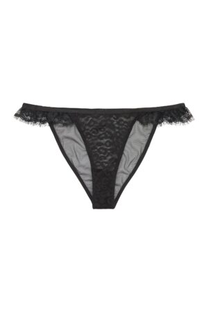 Wolf & Whistle Jenna Leopard Mesh Brief Seconds | UK 4 | Wolf & Whistle