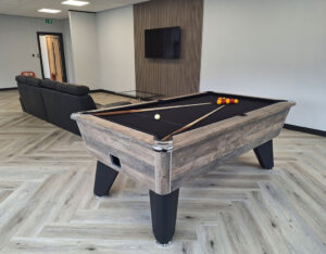 Signature Champion Premium Edition Pool Table - Rustic Oak Finish - 6ft & 7ft - Slate Bed Professional Pool Table