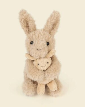 Egmont Toys 130557 Emile Rabbit Papa with Baby Soft Bunny Plush Toy