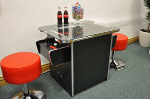 GamePro Invader - 60 Games - Cocktail Arcade Machine - Black