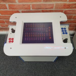GamePro Invader - 60 Games - Cocktail Arcade Machine - White