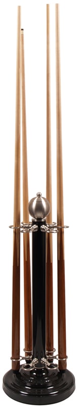 Deluxe Black And Steel Floorstand - 6 Cues