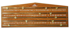 4 Player Marking Board Oak Finish - UK Made