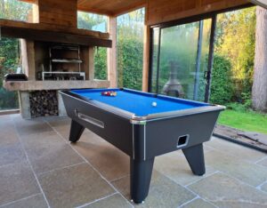 Signature Champion Premium Edition Pool Table - Black Finish - 6ft & 7ft - Slate Bed Professional Pool Table