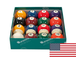2 1/4" Aramith "Premier" Spots and Stripes Pool Balls