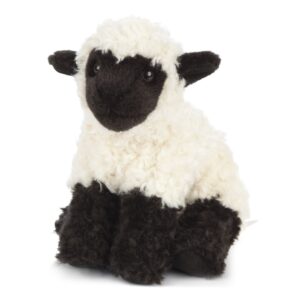 Living Nature AN466 Black Faced Lamb Realistic Sitting Soft Plush Toy