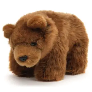 Uni Toys BB23S26 Brown Bear 23cm Standing Fluffy Soft Plush Toy