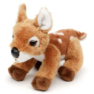 Uni Toys R015122 Fawn Baby Deer 15cm Sitting Soft Plush Toy
