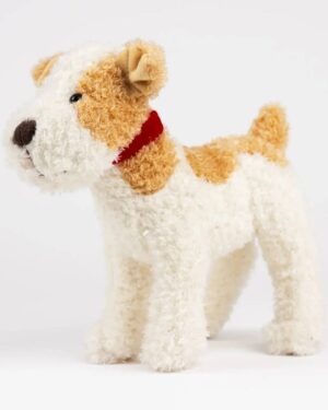 Egmont Toys 130498 Eliot Jack Russell Dog Standing Medium Curly Plush Toy