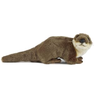 Living Nature AN191 Otter Medium (32cm) Realistic Brown Soft Plush Toy